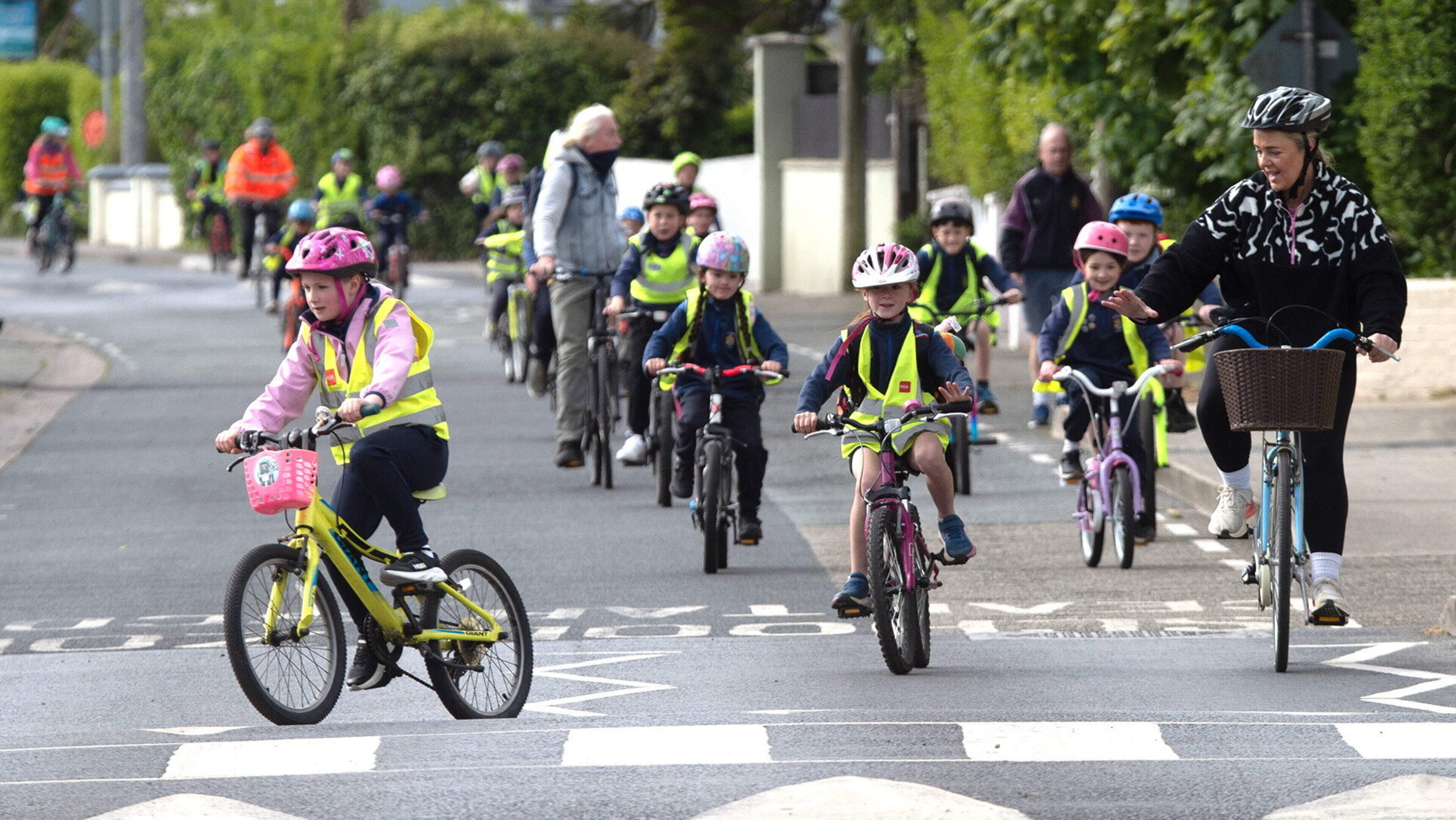 Special garda escort for Rosslare pupils as they cycle safely to class for Bike Week event